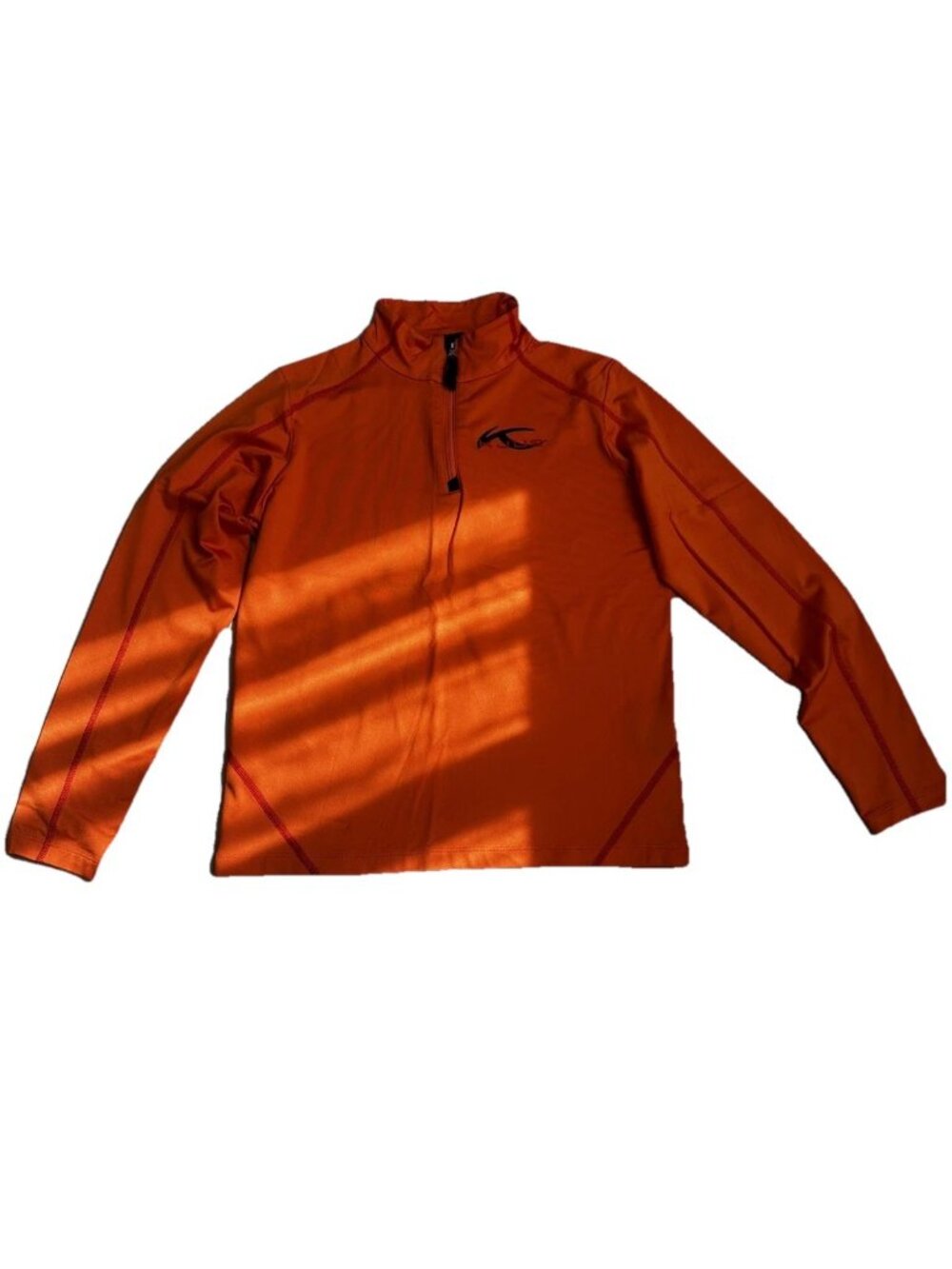 Kjus Boys Orange Winter Half Zip Long Sleeve Top EU 152 US 12